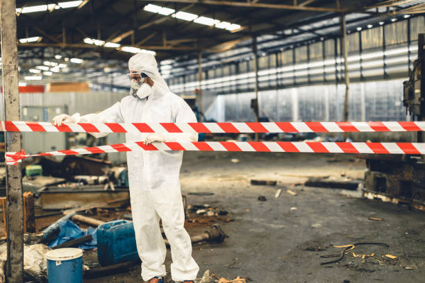Professional Hoarding Cleanup technician working in Spencerville, MD